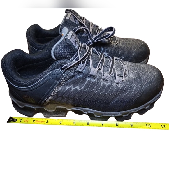 Timberland PRO steel alloy toed work boots | black & gray | Men's 9 medium - Picture 11 of 12